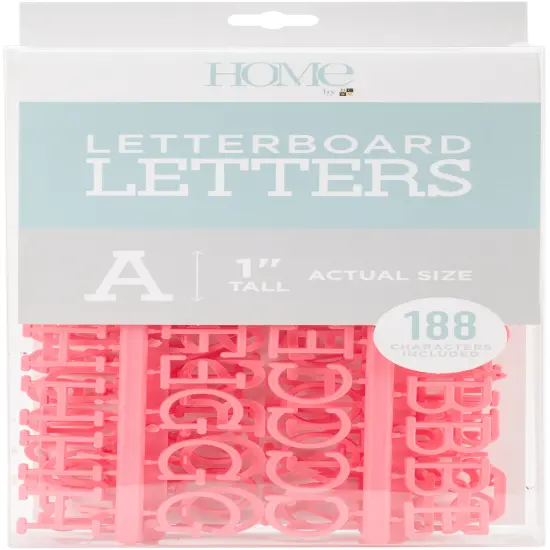 DCWV Letterboard Letters & Characters 1" 188/Pkg {2}