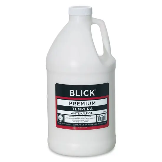 Blick Premium Grade Tempera - White, Half Gallon {2}