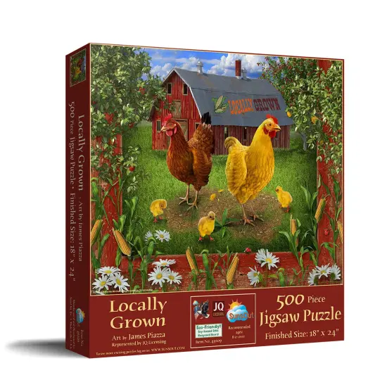 Sunsout Locally grown 500 pc Jigsaw Puzzle 49109 {3}