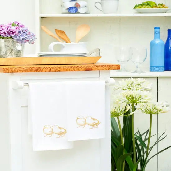 Chicks Flour Sack Cotton Kitchen Towel {5}