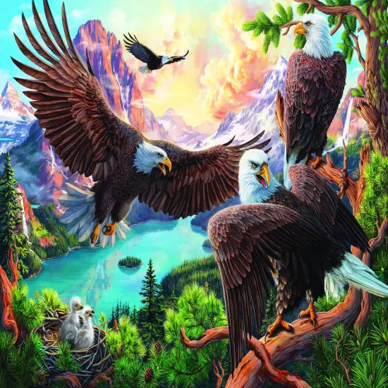 Sunsout Eagle Dance 1000 pc Jigsaw Puzzle 42954 {1}