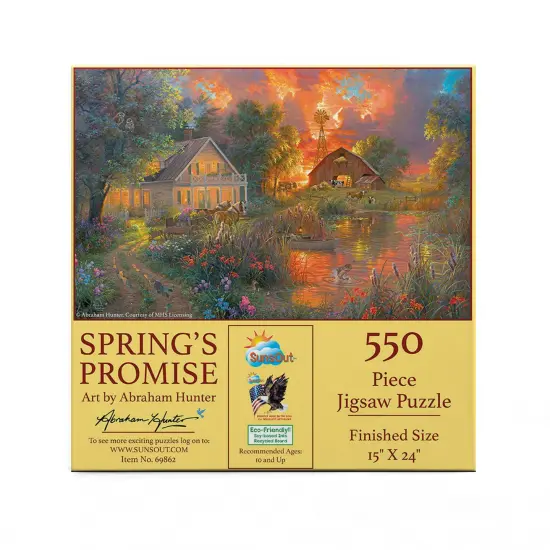 Sunsout Spring's Promise 550 pc Jigsaw Puzzle 69862 {4}