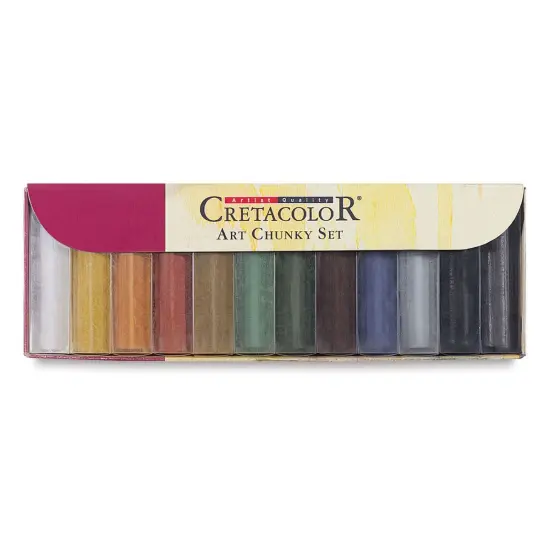 Cretacolor Chunky Charcoal Set - Assorted Colors, Set of 12 {1}