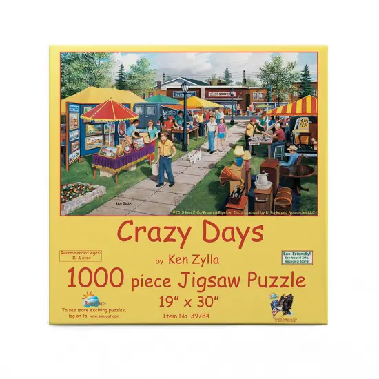 Sunsout Crzy Days 1000 pc Jigsaw Puzzle 39784 {4}