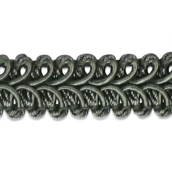 20 yards of Alice Classic Woven BraidTrim | 20 yard cut Pewter {1}