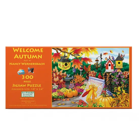 Sunsout Welcome Autumn 300 pc Jigsaw Puzzle 63021 {4}