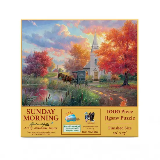 Sunsout Sunday Morning 1000 pc Jigsaw Puzzle 69822 {4}