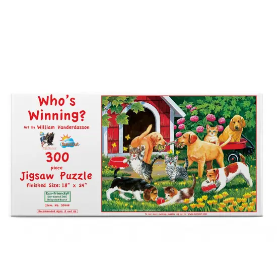 Sunsout Who's Winning 300 pc Jigsaw Puzzle 30444 {4}