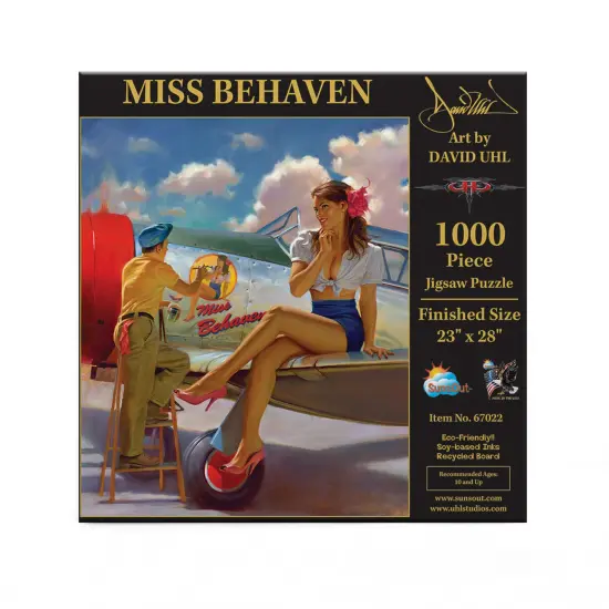 Sunsout Miss Behavin 1000 pc Jigsaw Puzzle 67022 {4}