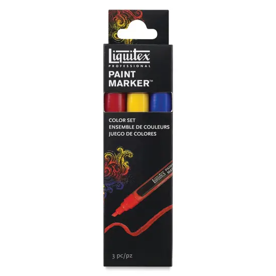 Liquitex Paint Markers - Classics, 2 mm Tip, Set of 3 {1}