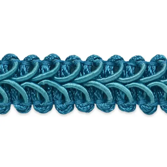 20 yards of Alice Classic Woven BraidTrim | 20 yard cut Teal {1}