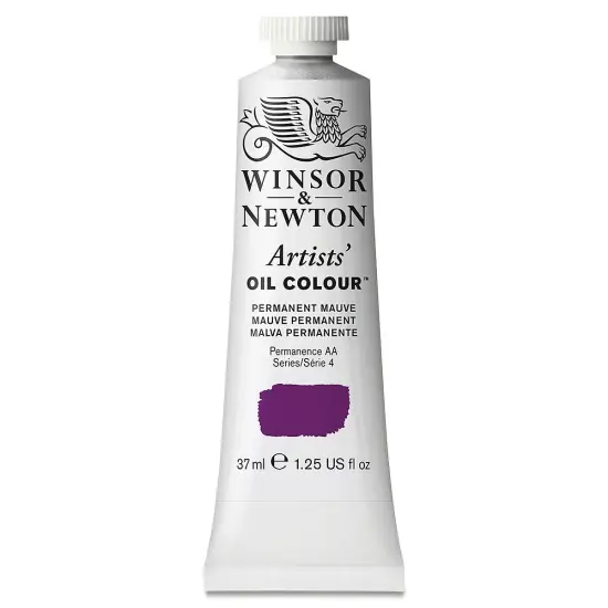 Winsor & Newton Artists' Oil Color - Permanent Mauve, 37 ml tube {2}
