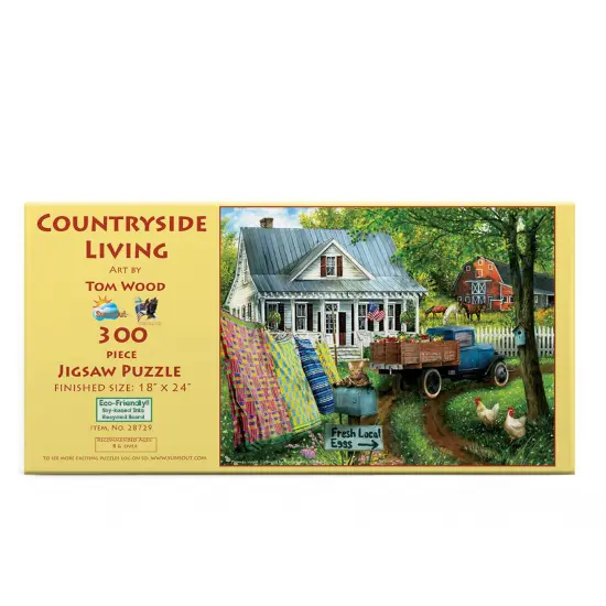 Sunsout Countryside Living 300 pc Jigsaw Puzzle 28729 {4}