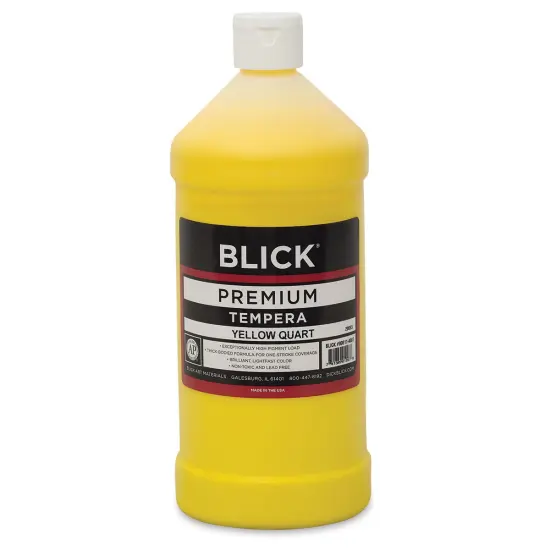 Blick Premium Grade Tempera - Yellow, Quart {1}