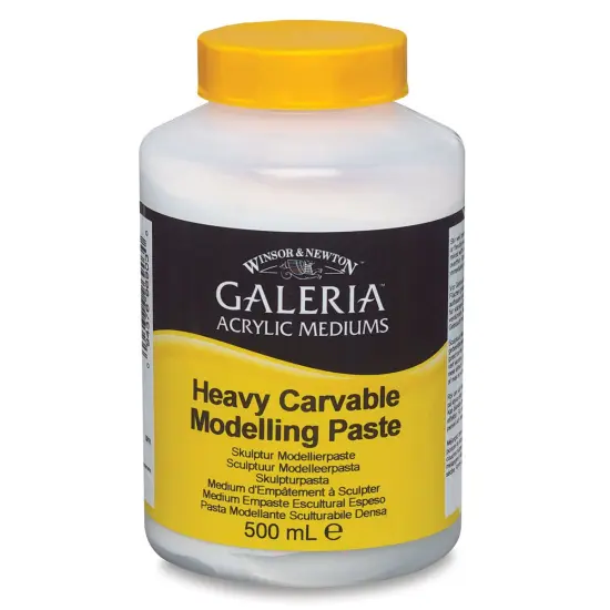Winsor & Newton Galeria Heavy Carvable Modeling Paste - 500 ml bottle {2}
