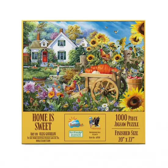 Sunsout Home is Sweet 1000 pc Jigsaw Puzzle 61910 {4}