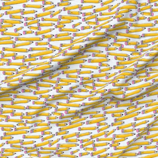 Various Fabrics by the Yard or Fat Quarter Student Teacher Pencil Notebook School Custom Printed Fabric by Spoonflower {6}