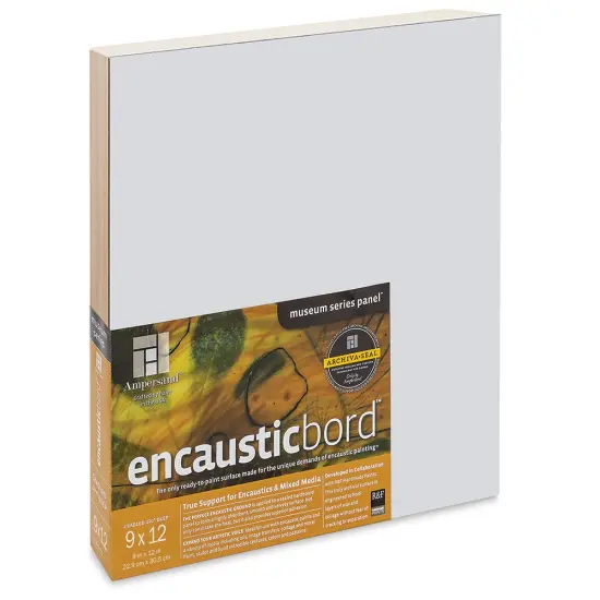 Ampersand Encausticbord - 9" x 12" x 1-1/2", Cradled {1}