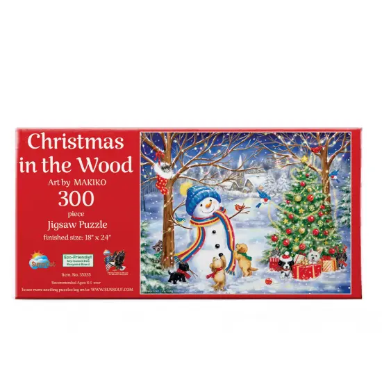 Sunsout Christmas in the Wood 300 pc Christmas Jigsaw Puzzle 35335 {4}