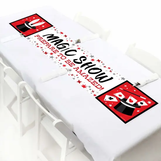 Big Dot of Happiness Ta-Da, Magic Show - Magical Party Decorations Party Banner {7}