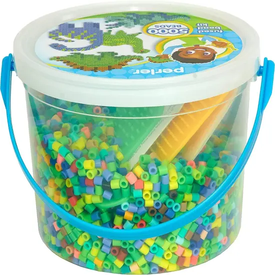Perler Fused Bead Bucket Kit-Dinosaur {5}
