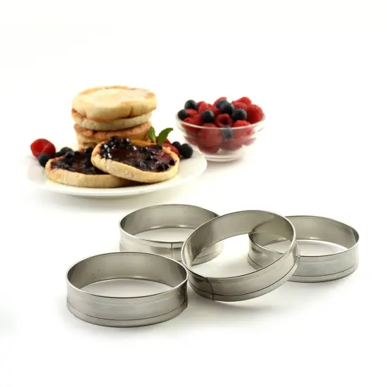 English Muffin Rings (Set of 4) {4}