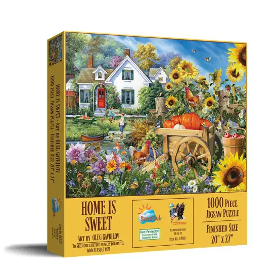 Sunsout Home is Sweet 1000 pc Jigsaw Puzzle 61910 {3}