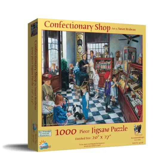 Sunsout Confectionary Shop 1000 pc Mothers Day Jigsaw Puzzle 44246 {3}
