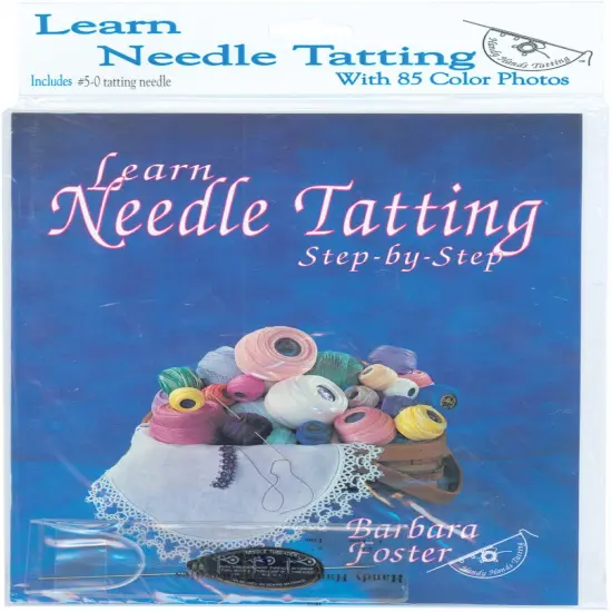 Learn Needle Tatting Step-By-Step Kit-W/#5-0 Needle & Threader {1}