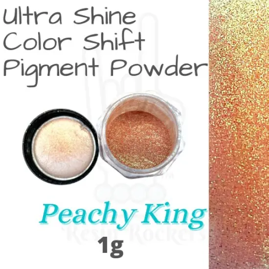 Resin Rockers Premium Color-shift Chameleon Pigment Powder Ultra Shine Peachy King {1}