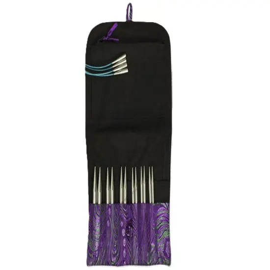 HiyaHiya SHARP 5" LARGE Interchangeable Knitting Needle Set - Size US 9 / 5.5mm - US 15 / 10mm Sage feather {2}