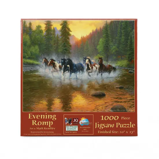 Sunsout Evening Romp 1000 pc Jigsaw Puzzle 53017 {4}