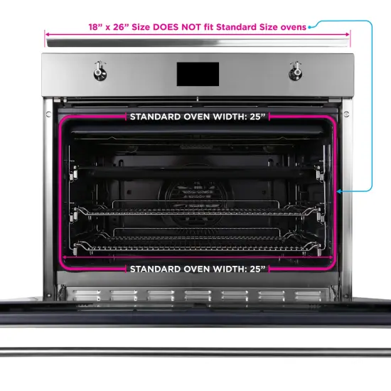 GRIDMANN 18" x 26" Commercial Grade Aluminum Cookie Sheet Baking Tray Pan Full Sheet {3}