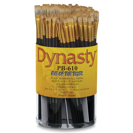Dynasty Eye of the Tiger Brush Set - Shaders, Set of 96 {1}