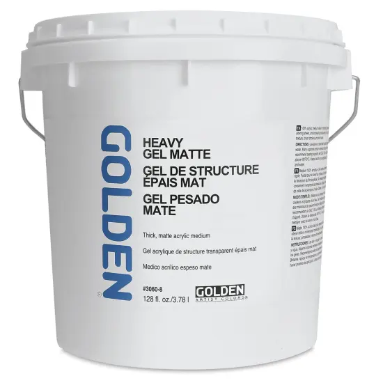 Golden Heavy Acrylic Gel Medium - Matte, 128 oz tub {1}