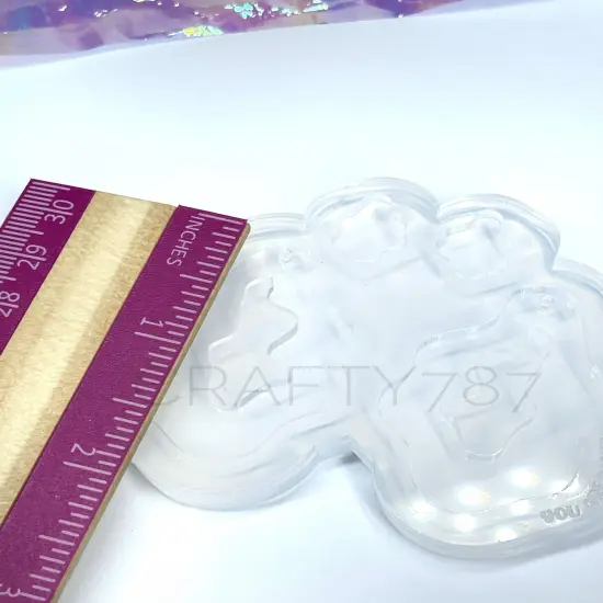 Wavy Oval Freeform Dangle Earrings Silicone Mold {4}