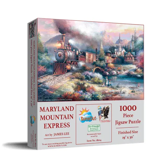 Sunsout Maryland Mountain Express 1000 pc Jigsaw Puzzle 18014 {2}
