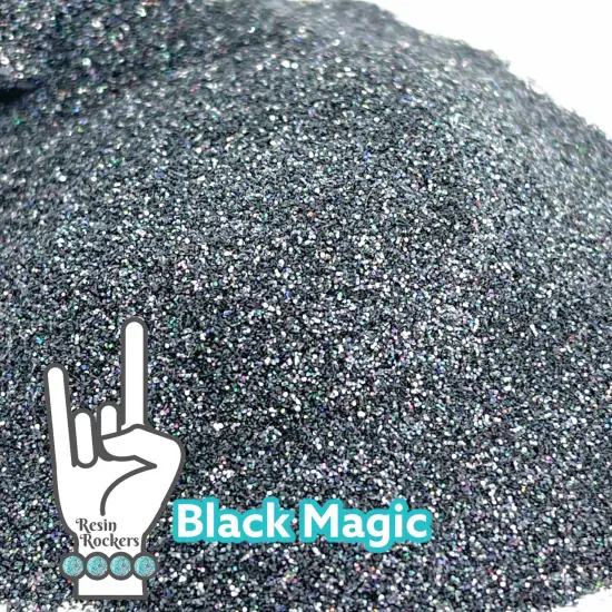 Black Magic Pixie for Poxy Micro Fine Glitter Specially Formulated for Epoxy and UV Resin {1}