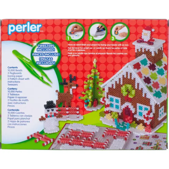 Perler Fused Bead Kit-Gingerbread House {4}