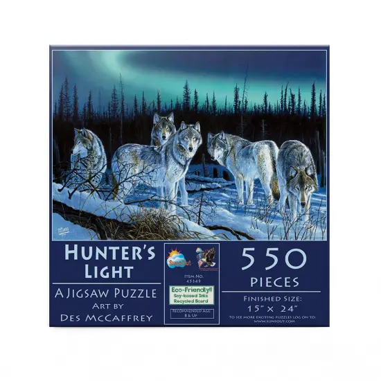 Sunsout Hunters Light 550 pc Jigsaw Puzzle 45349 {4}