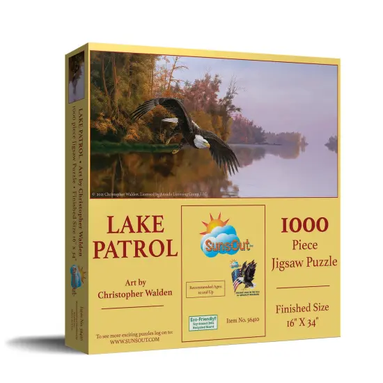 Sunsout Lake Patrol 1000 pc Jigsaw Puzzle 56410 {3}