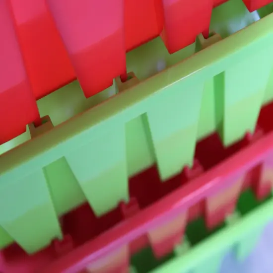 Plastic Storage Stacking Bins Green Single {11}