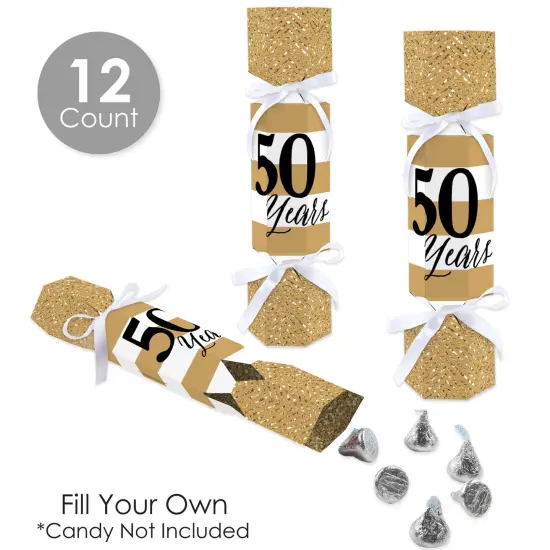 Big Dot of Happiness We Still Do - 50th Wedding Anniversary - No Snap Anniversary Party Table Favors - DIY Cracker Boxes - Set of 12 {4}