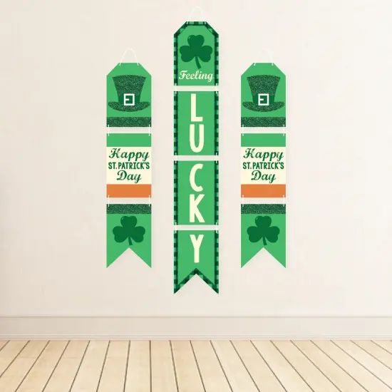Big Dot of Happiness St. Patrick's Day - Hanging Vertical Paper Door Banners - Saint Paddy's Day Party Wall Decoration Kit - Indoor Door Decor {4}