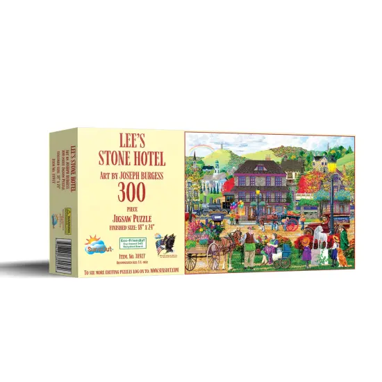 Sunsout Lee's Stone Hotel 300 pc Jigsaw Puzzle 38927 {3}