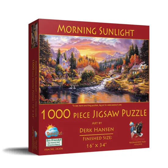 Sunsout Morning Sunlight 1000 pc Jigsaw Puzzle 26206 {3}
