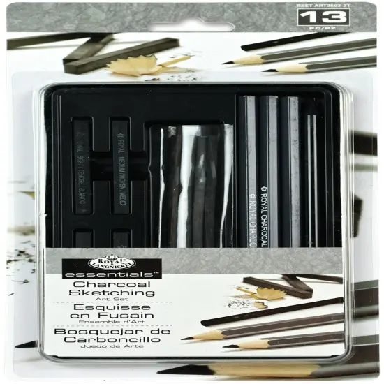 Royal & Langnickel(R) Advanced Charcoal Art Set W/Tin {1}
