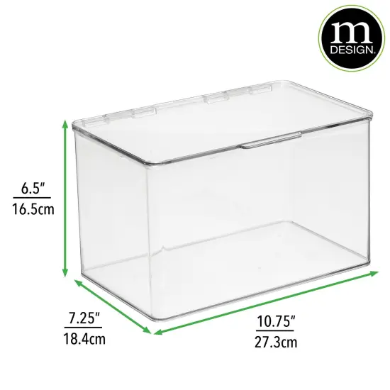 mDesign Stackable Plastic Kitchen Food Storage Bin Box {3}