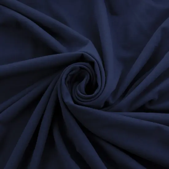 Solid DBP Fabric - Brushed Jersey Knit Navy {1}