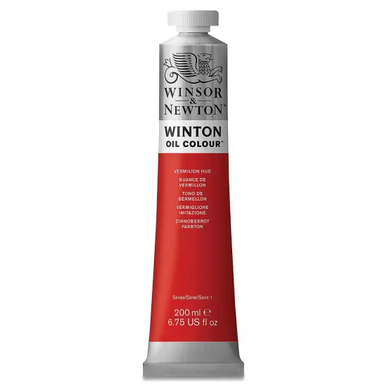 Winsor & Newton Winton Oil Color - Vermilion Hue, 200 ml tube {2}